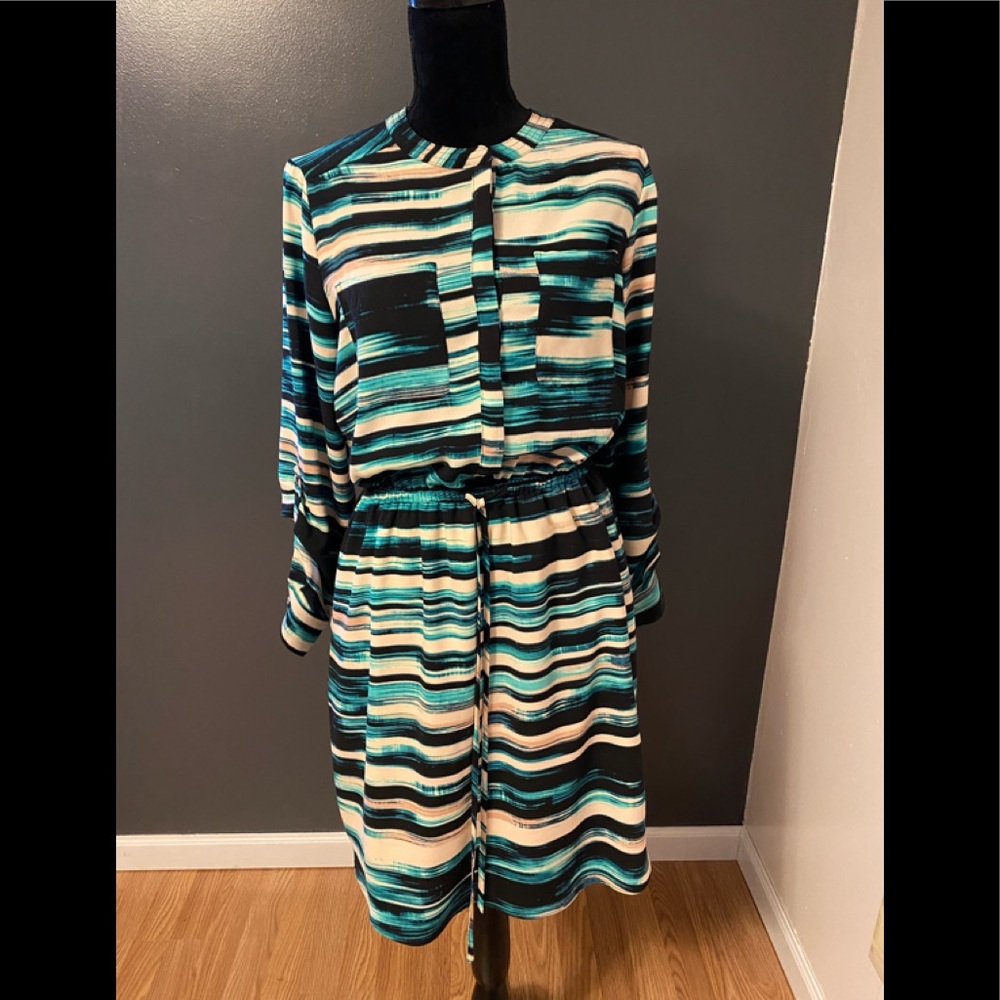 Long Sleeve Striped Dress